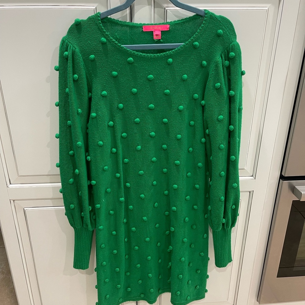 NWOT Lilly Pulitzer Kippa Sweater Dress size Large